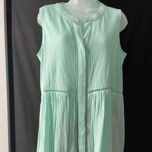 For the Republic Sleeveless Tunic Blouse NWT
